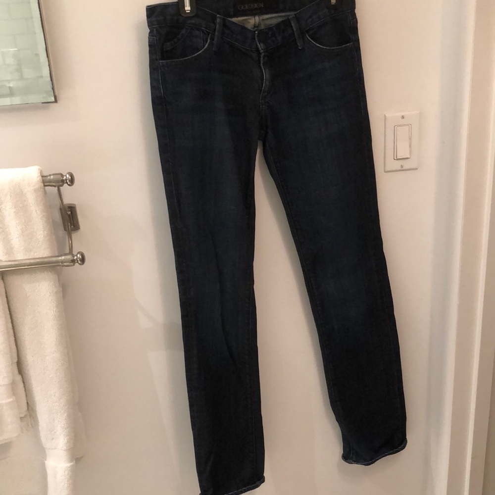 Denim low rise jeans